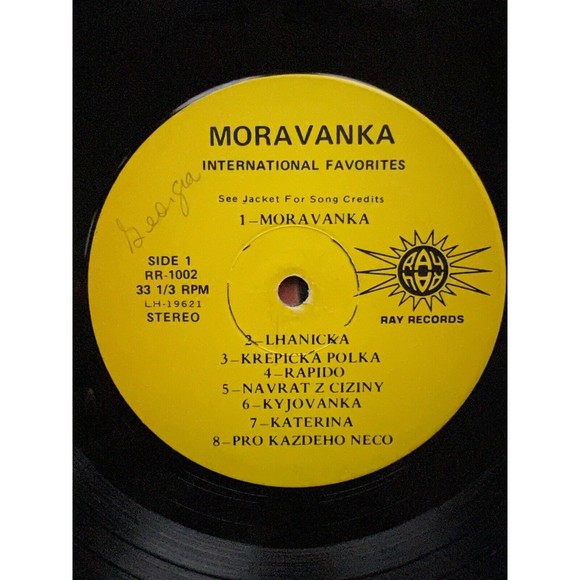Moravanka International Favorites Czechoslovak Ensemble LP Ray 1002 VG Signed - Picture 5 of 7